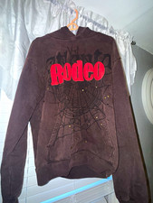 sp5der Mens M Travis Scott Hoodie Graphic Pri...