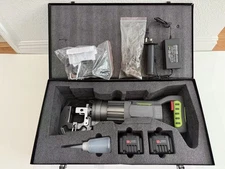 42V Cordless Electric Hydraulic Hole Puncher Kit w/ 5 Dies for Metal Sheet Steel