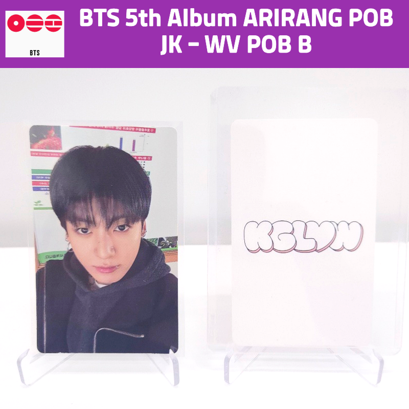 JUNGKOOK Collection] BTS ARIRANG Album POB Benefit Photocard