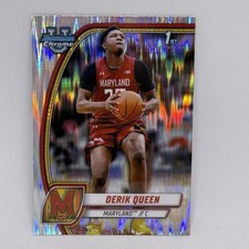 2024-25 Bowman Chrome U - Derik Queen 1ST STEALTH REFRACTOR #19 Rookie SSP