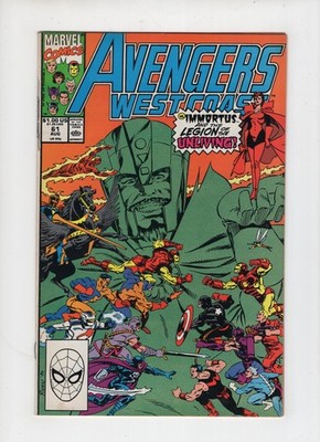 Avengers West Coast #61 (1990) Origin of Immortus, Marvel Comics