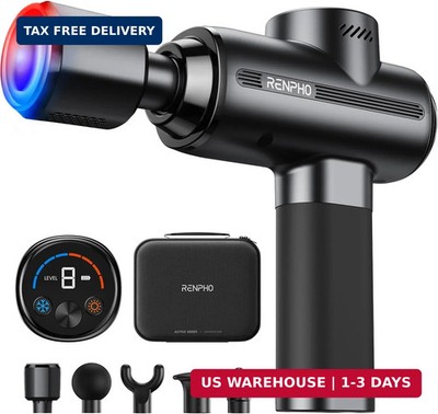 RENPHO Active Thermacool 2 Massage Gun with Heat and Cold, Fathers Day Dad Gifts