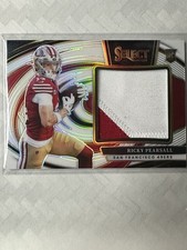 /75 - 2024 Select - Jumbo Rookie Swatch - Ricky Pearsall -  White Prizm