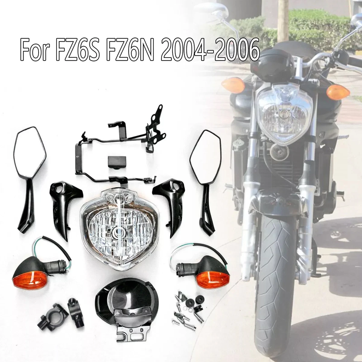 Motorcycle Headlight Assemblies for 2006 Yamaha FZ6 for sale | eBay