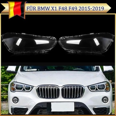 2x Links+Rechts Scheinwerfer Glas Scheinwerferglas Für BMW X1 F48 F49 2015-2019