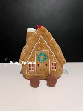 AUTHENTIC    NWT Jellycat Amuseables Gingerbread House - FAST SHIPPING