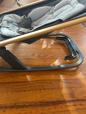 Larex 2 in 1 baby rocker: wooden and grey never been used before