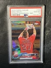 MIKE TROUT 2018 Topps Chrome Signing Photo Variation Refractor SP PSA 10 #100