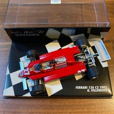 Minichamps 1/43 Scale Ferrari 126C2 F1 Car Gilles Villeneuve 1982 Model