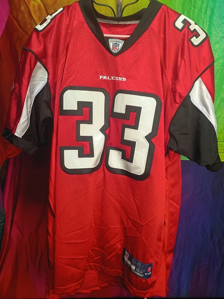 Camiseta Reebok Michael Turner #33 Atlanta Falcons Auténtica Cosida Roja NFL Talla 52 Foto 2 de 4