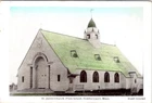 MA, Newburyport  ST JAMES CHURCH  Plum Island  ca1920's Hand Colored Postcard