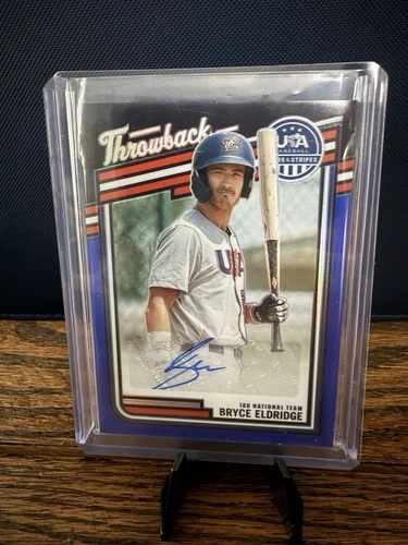 2026 Panini USA Stars and Stripes Baseball Bryce Eldridge Throwback Auto /49