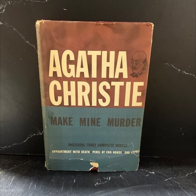 make mine murder! book, by agatha christie, 1962 Hardcover