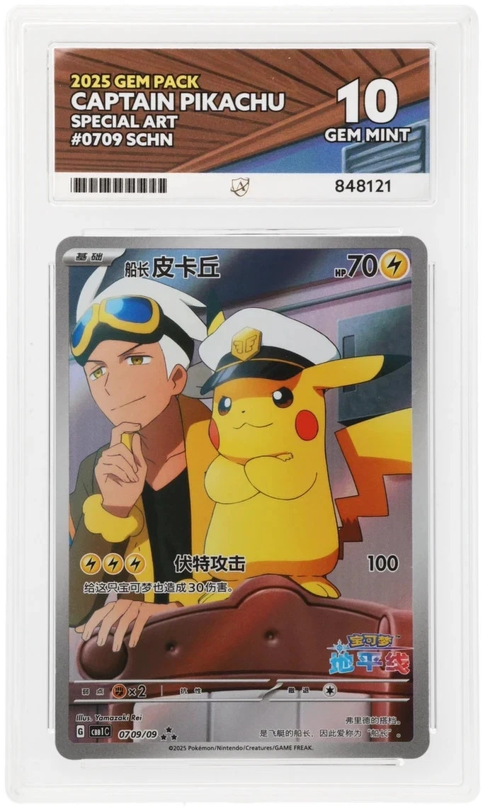 Pikachu Pokémon TCG Grade 10 Nintendo Individual Collectible Card
