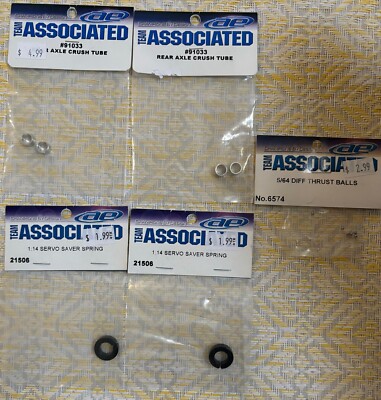 Team Associated Parts #21506(2), 91033(2) &6574: Odd Parts #6; NISPs