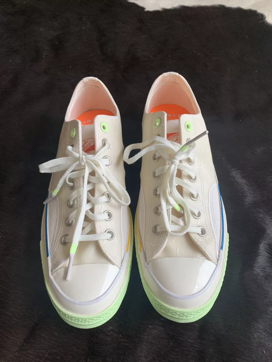 Converse x Pigalle Chuck Taylor 70s Ox Low White Vast Grey Barely Volt 1 165748C
