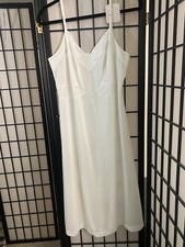 Vintage white Slip/Nightgown Size 36 modern size, medium new with tag