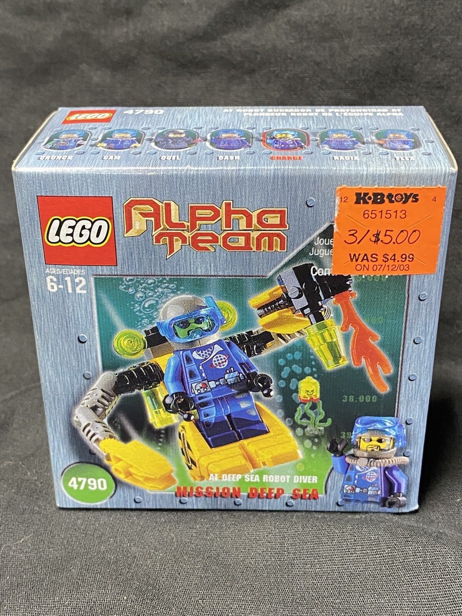2002 LEGO Set #4790 Alpha Team DEEP SEA ROBOT DIVER New | eBay