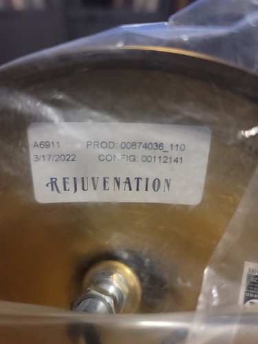 Two Rejuvenation Eastmorland Pendant Fixtures 6 inch Globe Fit Old Brass Finish - Picture 4 of 6
