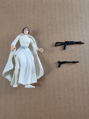 Star Wars POTF Princess Leia ANH White Gown Belt Var 1995 Clean Complete
