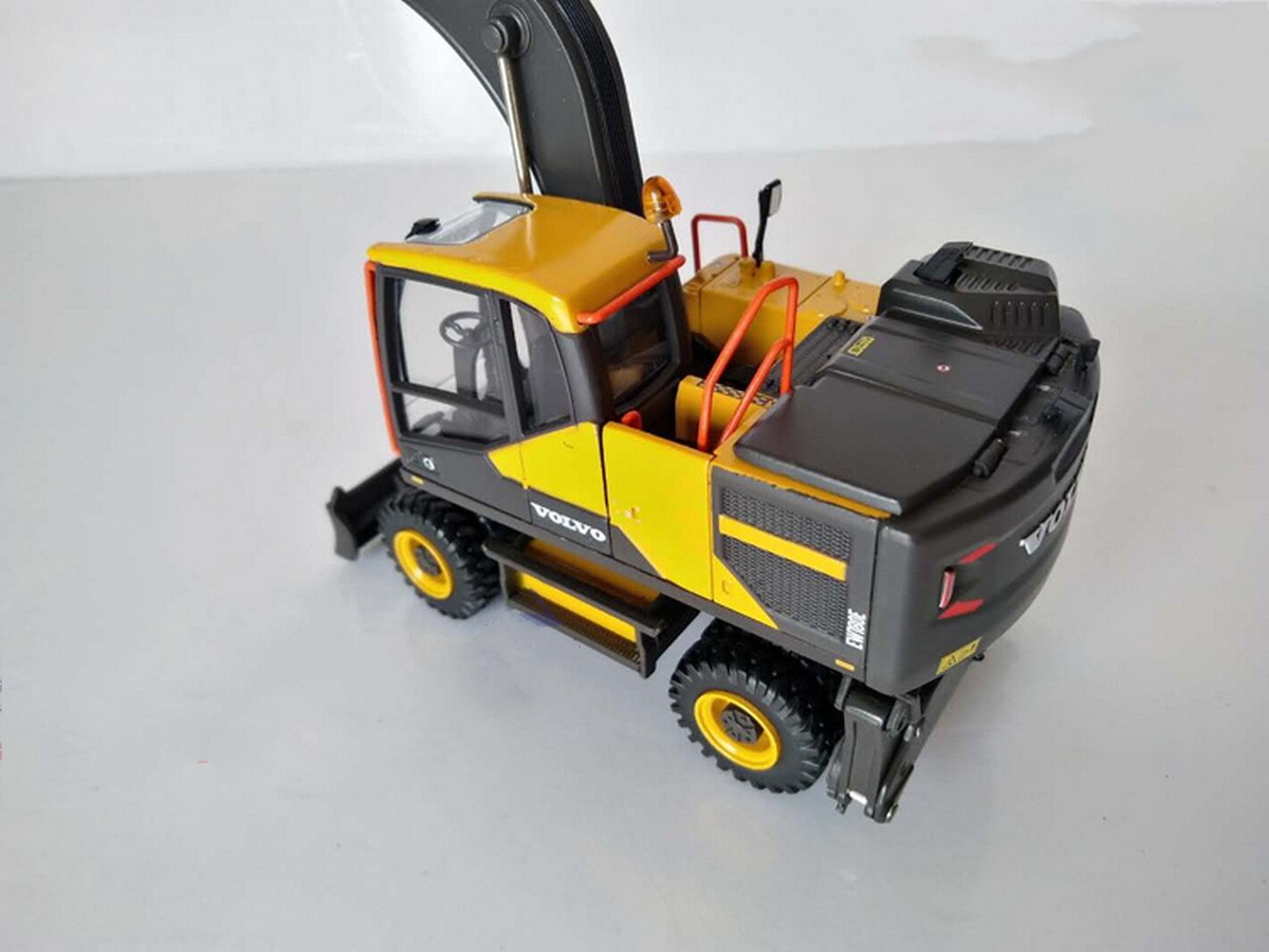 ミニカー 1/50 MOTORART VOLVO EW180E BOX無し Motorart Volvo EW180E Wheels Excavator 1/50 Scale Die-Cast