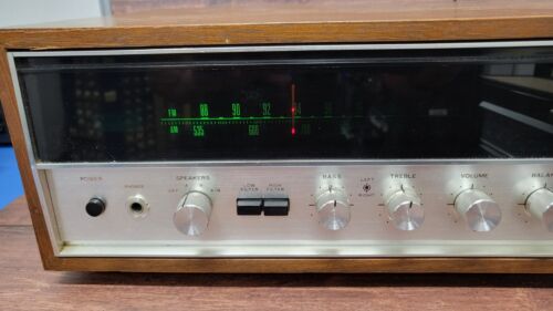SANSUI  2000A Stereo Receiver with Wooden Case/Cabinet  for Parts or Repair - Afbeelding 1 van 5