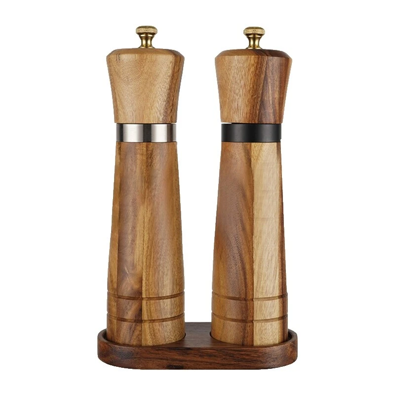Wooden Brown Salt & Pepper Salts&Pepper Shakers