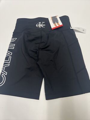 Calvin Klein Ladies Logo High Rise Bike Short