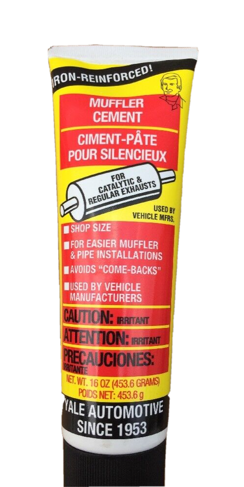 1 lb Yale Automotive Muffler Exhaust Pipe Catalytic Cement 16 oz eBay