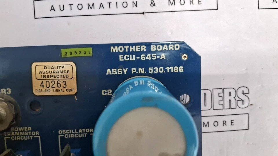 TIDELAND SIGNAL CORP. ECU-645-A MOTHER BOARD /OUTPUT TRANSFORMER - Image 2 of 4