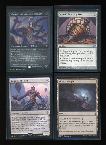 MTG Ulamog Unaufhörlicher Hunger SENSEI'S DIVINING TOP Leitung der Ruine ELDRAZI TEMPEL - Bild 3 von 4