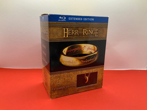 Der Herr der Ringe Trilogie Blu-Ray Extended Edition mit Ring - RAR - OOP BD