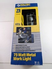 VOLTEC 75 Watt Metal Work Light, Shatter Resistant, 25 Foot Cord, 08-02257