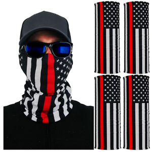Download USA FLAG Bandana FOUR-PACK! Thin Red Line American Flag ...
