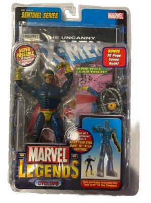 Cyclops Marvel Legends Action Figure Sentinel Wave New NIB Toybiz 2005