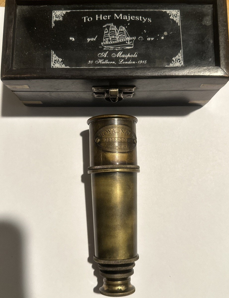 Telescope To Her Majesty Royal Navy A. Maspoli London - 1915