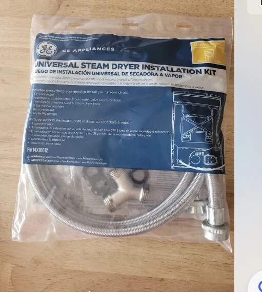 Dryer outlet steam connection