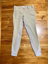 Symphony Tredstep Riding Pants Womens 26L Khaki Flex Horseback Riding Equestrian