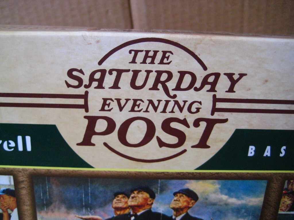 Norman Rockwell Baseball Collection Saturday Evening Post 1000 Pcs