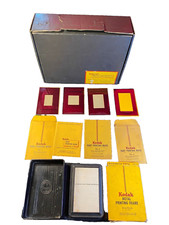 vintage Kodacraft Photo-Lab Outfit partial set - box, rocker tray and 4 masks
