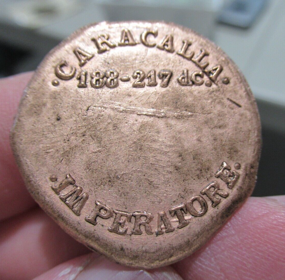 CARACALLA IMPERATORE DC 188-217 Avrelantoni Souvenir Token Copper