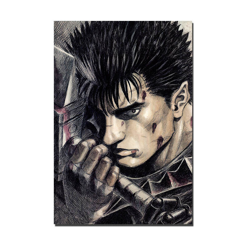 Berserk Art Guts Anime Greeting Card by Anime Art