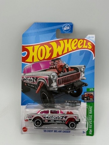 Hot Wheels 2024 - '55 Chevy Bel Air Gasser - Série HW Reverse Rake - N°63/250 - Échelle 1:64
