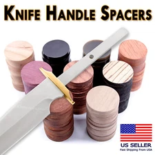 Knife Handle Spacers - Multiple Material Options - (1-1/2in x 1/4in) - (10 Pack)