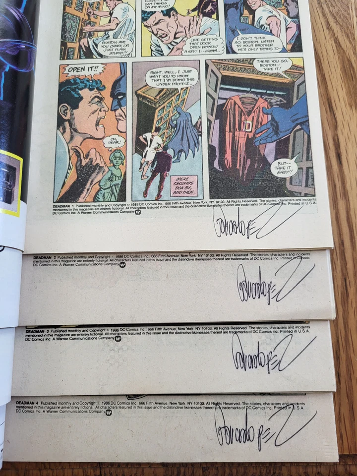 DC Comics Deadman Vol. 2 - Complete Mini-Series - Autographed (1986) Excellent - Image 2 of 4