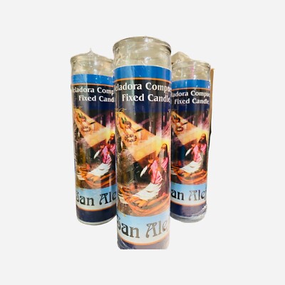 SAN ALEJO Veladora - San Alejo Candle, Para alejar enemigos y gente negativa