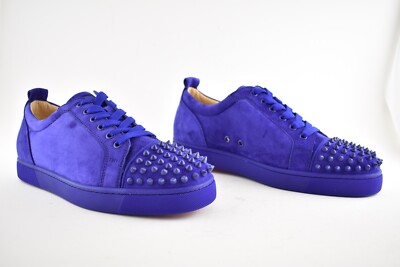 louboutin junior spikes blue