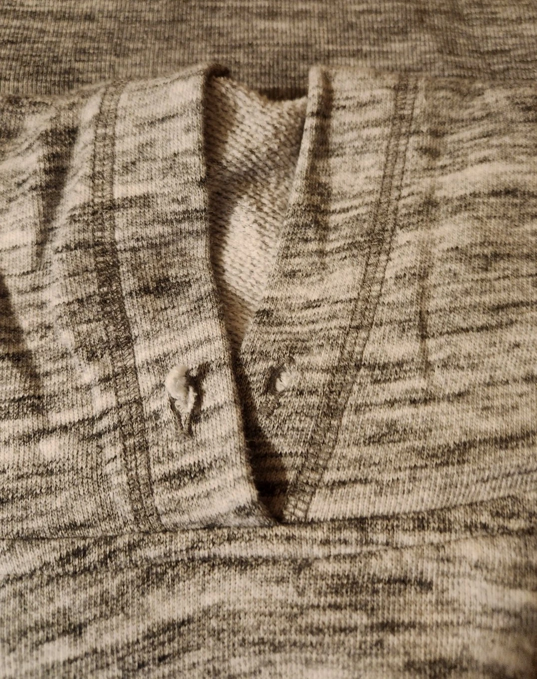 UNDERCOVER Felpa con cappuccio grigia logo Victoria's Secret VS ROSA taglia M oversize con tasca