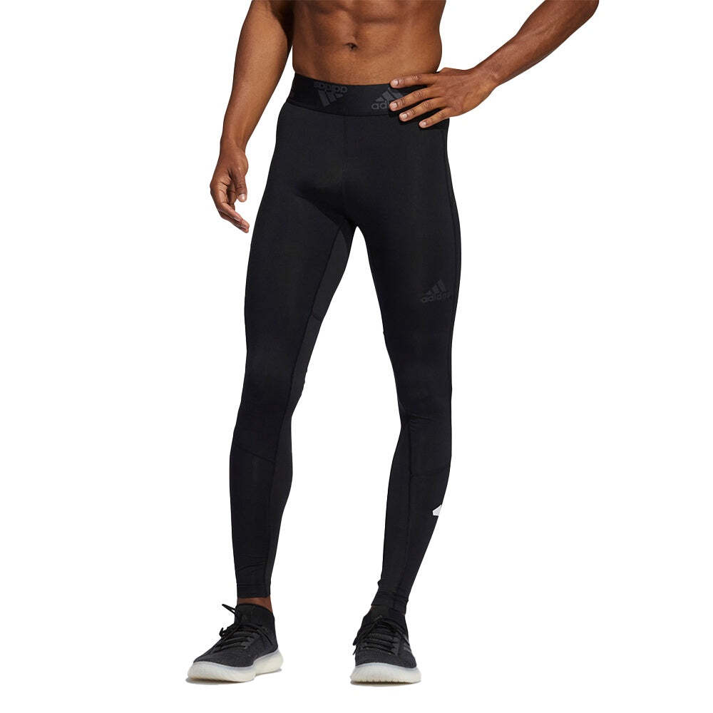 GL0452] Mens Adidas Techfit 3 Bar Long Tights | eBay