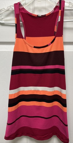 Lululemon Refresh Racer Tank Top Medium Blossom Stripe Bumble Berry Ghost - Picture 2 of 4